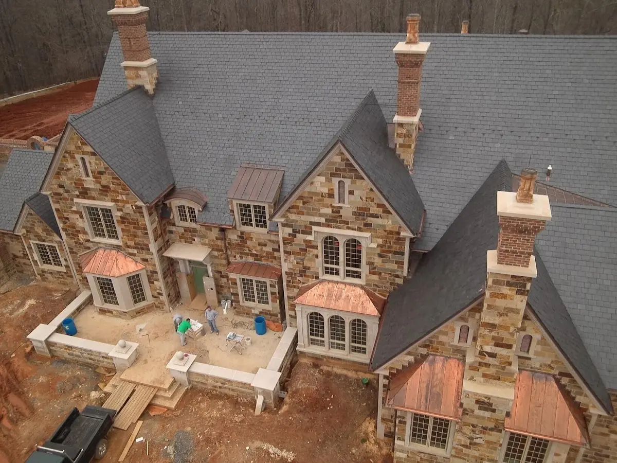 Craftsman Roofing Slate Roof Repair project in Olde Torrance